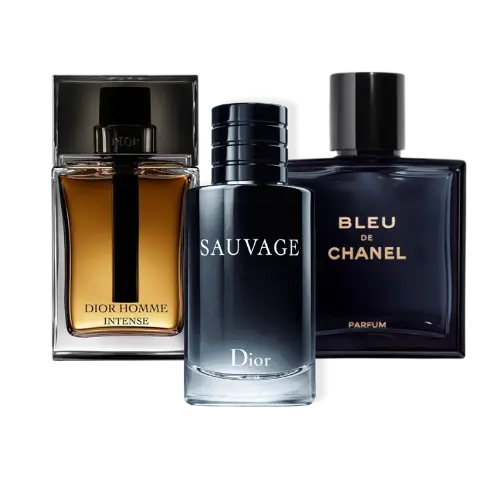 Pack de 3 Parfums Sauvage Dior, Bleu de Chanel, Dior Homme Intense (Eau de Parfum) My Store